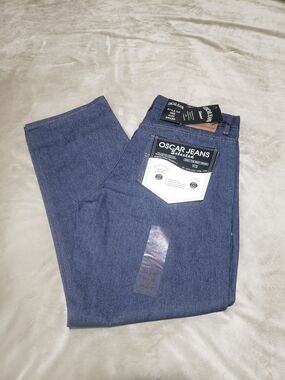 Oscar Jeans Slim Straight Navy Blue Mens Jeans